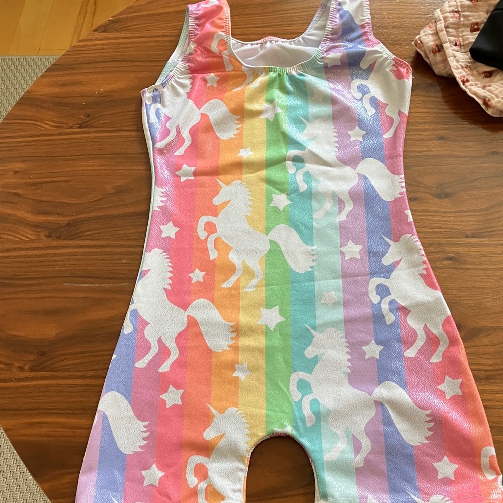 Rainbow Unicorn Romper